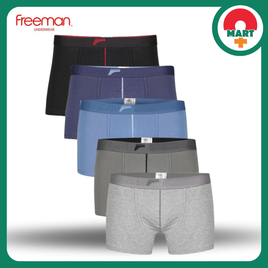 [Combo 5] Quần lót boxer nam cotton Freeman 6516