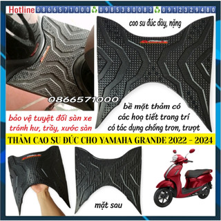 Thảm cao su đúc grande 2022 - 2024, thảm để chân cao su đúc cho nozza grande thảm lót sàn cao cấp grande 2022 - 2024