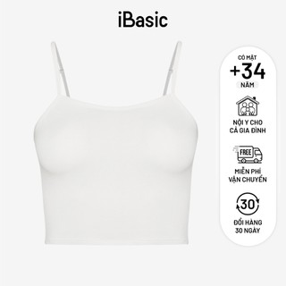 Áo lót hai dây cami croptop học sinh iBasic VA111