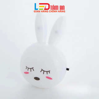 Đèn ngủ mini cute dễ thương hình con thỏ, cây nấm