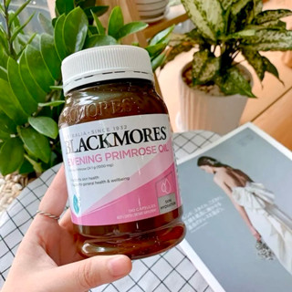 Tinh dầu hoa anh thảo Blackmore Evening Primrose Oil Úc 190 viên, hỗ trợ cân bằng nội tiết tố, làm đẹp da, tóc, móng
