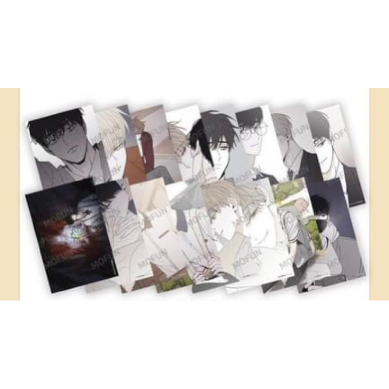 (sẵn) Full 16 tấm postcard Checkmate (Chiếu Tướng) - Mofun - Manhwa BL