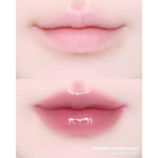 [SON CHIẾT][04 Grape Way] Son bóng Romand Lasting Color Gloss