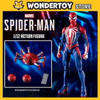 Mô hình SHF Spider Man PS4 Marvel Người Nhện 1/12 Action Figure (F)