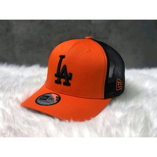 Mũ lưỡi trai (caps) phối lưới thêu L - A ( nón kết lưỡi trai vnxk thể thao unisex thời trang )