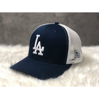 Mũ lưỡi trai (caps) phối lưới thêu L - A ( nón kết lưỡi trai vnxk thể thao unisex thời trang )