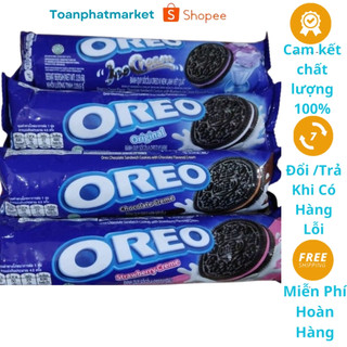 Bánh thỏi oreo quy kem 119,6 g các vị -toàn phát mart.