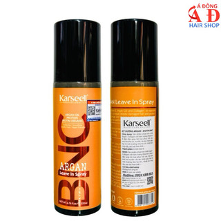 Xịt dưỡng tóc Karseell BNC siêu mềm mượt chống nhiệt hương Argan 200ml