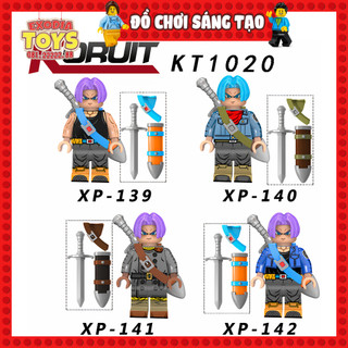 Xếp hình Minifigure Dragon Ball Nhân vật Trunks 7 viên ngọc rồng - Đồ Chơi Lắp Ghép Sáng Tạo - KORUIT KT1020