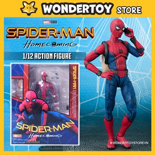 Mô hình SHF Spider Man Home Coming Marvel Spiderman Người Nhện 1/12 Action Figure (F)