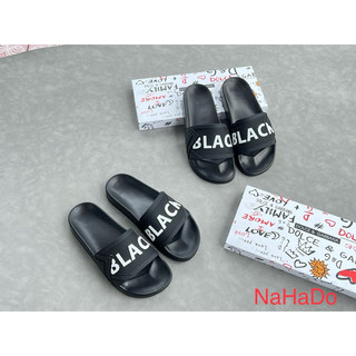 Dép Black thời trang nam nữ quai ngang. Hàng sẵn kho size từ 38-43