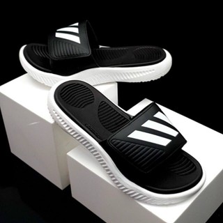  Dép adidas ALPHABOUNCE nam siêu êm chân bản giới hạn - full Đen 