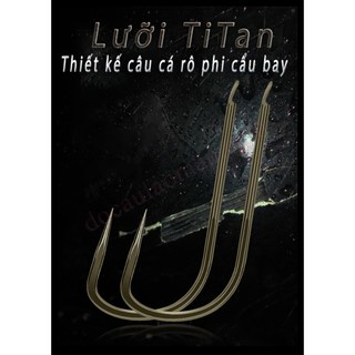 Lưỡi Câu Rô Phi Titanium Gói 50 Lưỡi