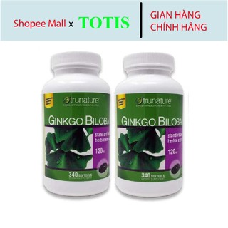Viên uống bổ não Ginkgo Biloba 340 viên của Mỹ, hỗ trợ chăm sóc sức khỏe não bộ