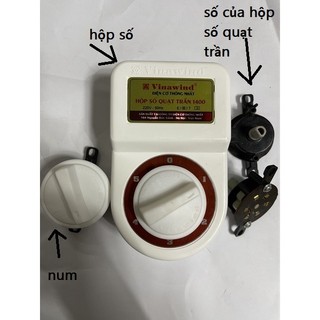 Núm vặn hộp số ,số quạt trần chính hãng điện cơ thống nhất giá 1 cái