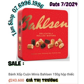 Bánh xốp cuộn minis bahlsen - nhập khẩu đức