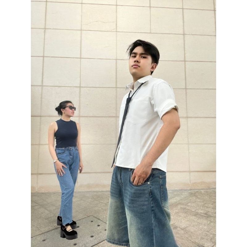 Áo Sơ mi Boxy premium Godmother