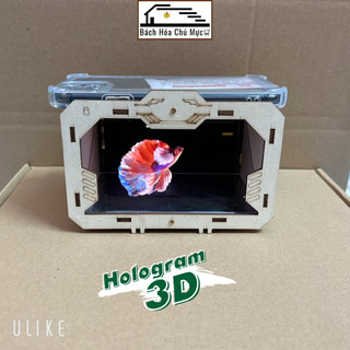 Hộp Xem Video Hologram 3D Trên Điện Thoại Mô Hình Đồ Chơi Hộp Ảo Ảnh Máy Chiếu Phim Làm Quà Tặng Cho Bé