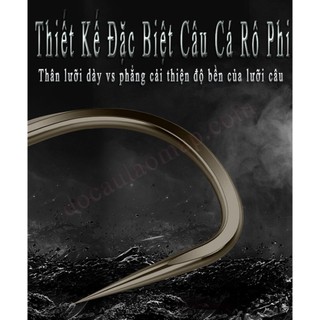 Lưỡi Câu Rô Phi Titanium Gói 50 Lưỡi