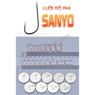 Lưỡi Câu Cá Rô Phi SanYo - GÓI 100 LƯỠI