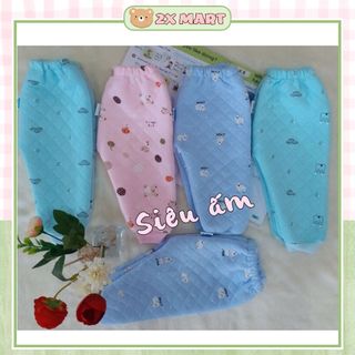 Quần thu đông cho bé trai gái ống dài xốp trần bông bo gấu [Mềm mại] - 2X MART