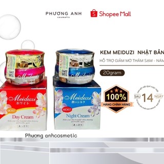 Kem meiduzi nhật bản chính hãng dưỡng trắng sáng da 20 gram
