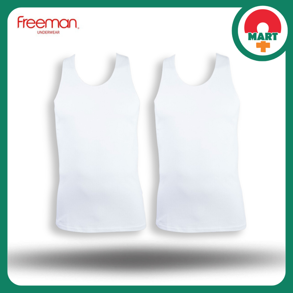 [Combo 2] Áo thun ba lỗ nam Freeman ASF207 - Viền áo mỏng - Chất liệu cotton