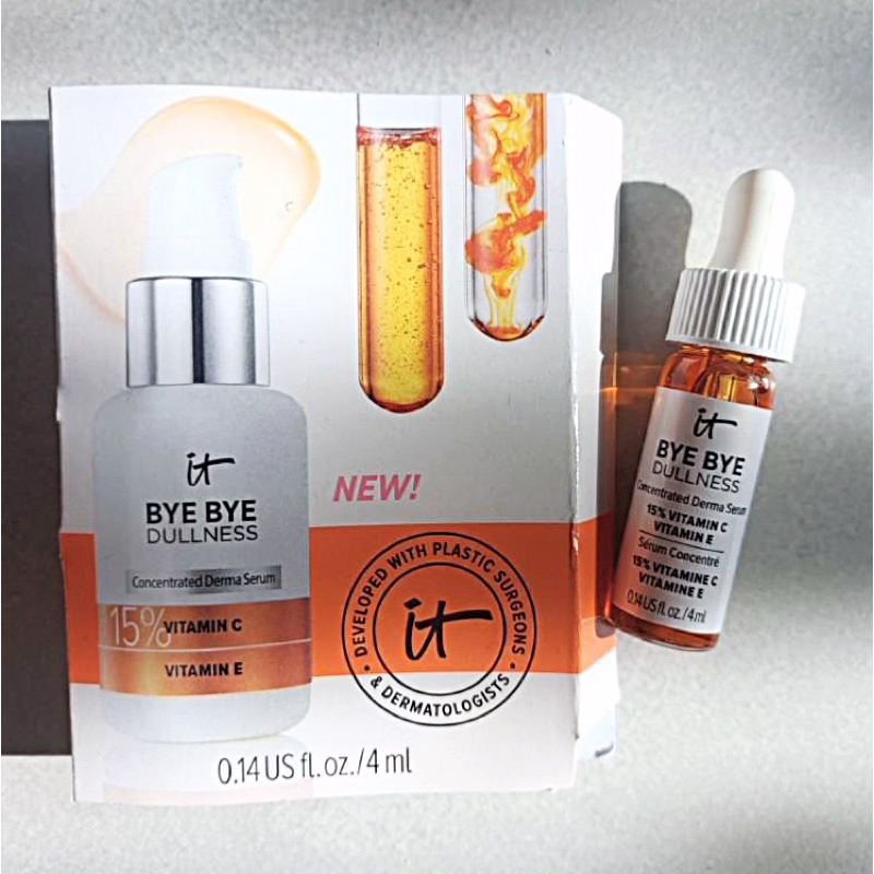 Tinh Chất It Cosmetic Bye Bye Dullness 15% Vitamin C 4ml | Serum mờ thâm, sáng da