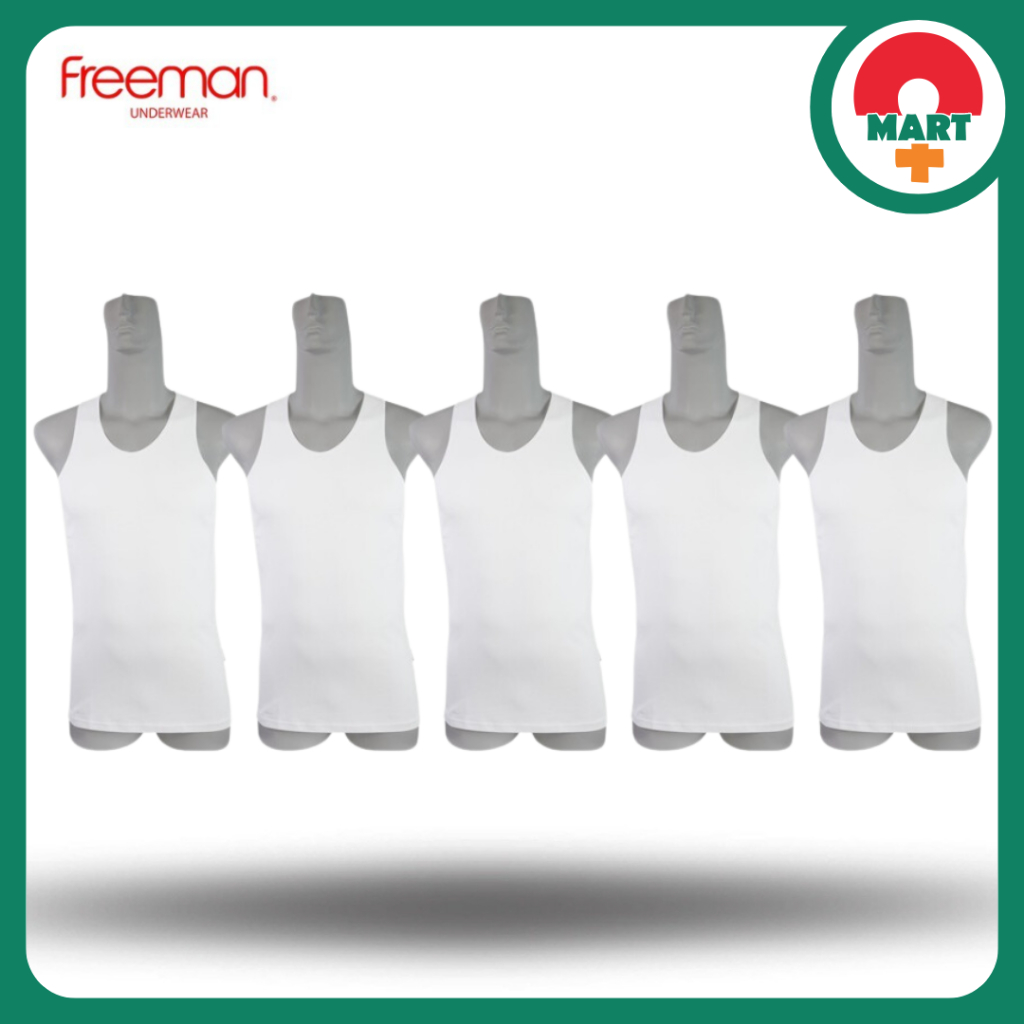 [Combo 5] Áo thun ba lỗ nam Freeman ASF205 - Chất liệu cotton