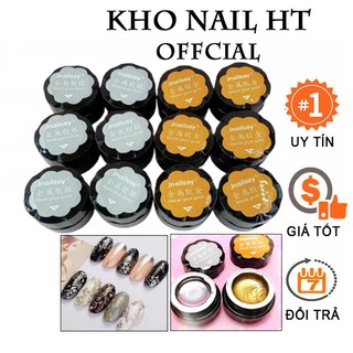 Gel vẽ móng metan Vàng Bạc gel vẽ nổi siêu xịn