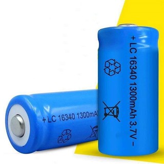 Pin 16340 sạc lại pin lithium dung lượng 1300mAh