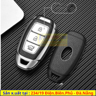 Ốp chìa khoá tpu xe hyundai kona accent santafe 2019 2020