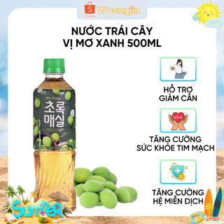 Nước Mơ Xanh - Woongjin chai 500ml
