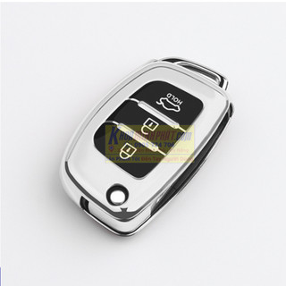 Bao Da Nhựa TPU mới Chìa Khoá Xe Ô Tô Huynai Accent, I10