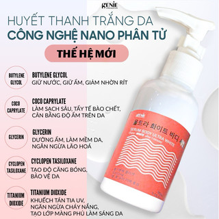 [ CHÍNH HÃNG] SERUM HUYẾT THANH BODY TRẮNG DA GENIE