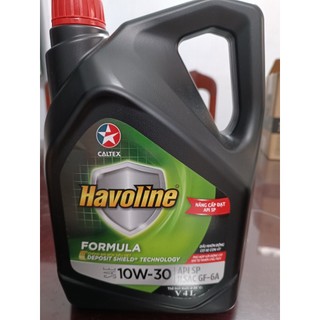 Dầu caltex dành cho động cơ xăng ô tô con - havoline formula 10w30,15w40,20w50