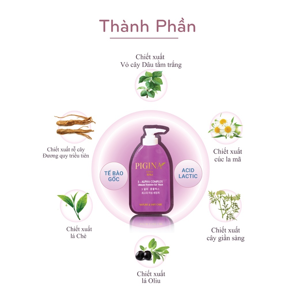 combo 5 gói ddvs phụ nữ pigina