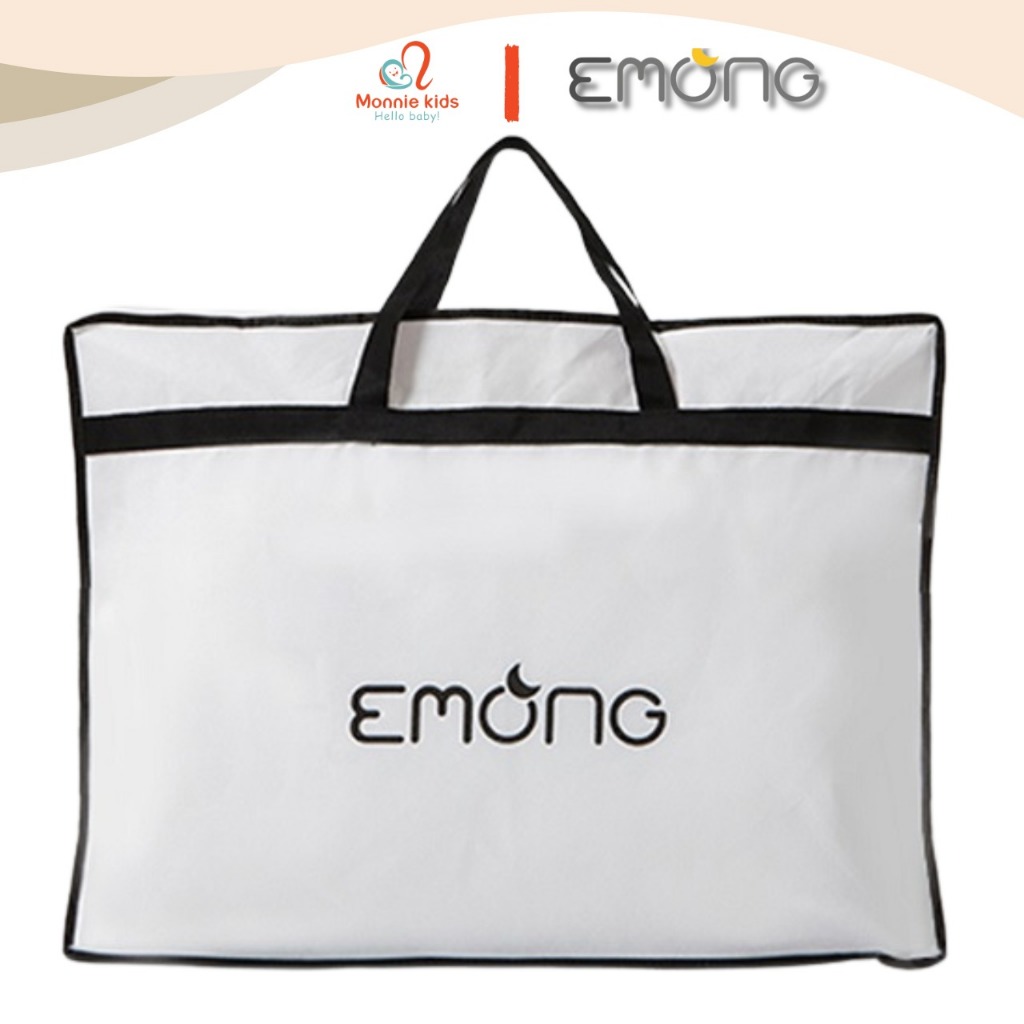 Túi đựng gối chống trào ngược Emong cho bé, túi vải bố canvas chống thấm nước - Monnie Kids