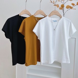 Áo phông kèm dây cổ minz store mã 6002, thiết kế tay cánh dơi phong cách hàn quốc