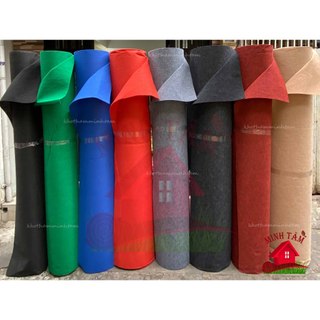 [2mx0.5m]Thảm Nỉ Trải Sàn - Thảm Nỉ Lót Sàn Nhà Văn Phòng Sự Kiện Màu Xám Đen Dày
