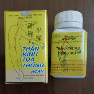 Thần Kinh Tọa Thống Hoàn - hỗ trợ đau thắt lưng 500 viên
