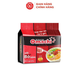 Compo 5 Gói Mì Omachi Khoai Tây 80g