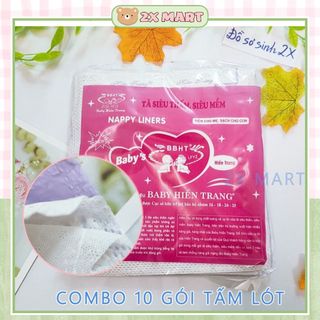 Combo tấm lót phân xu Tấm Lót Trẻ Em 3 Lớp Chống Thấm - 2X MART