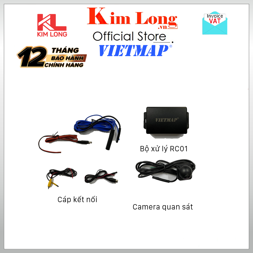 Camera cập lề VIETMAP RC1 siêu nét chuẩn AHD cho xe ô tô