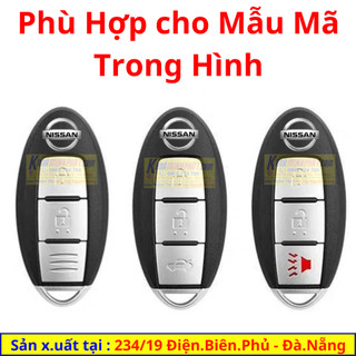 Vỏ Ốp Nhựa Bảo Vệ Chìa Khoá xe Ô Tô Nissan Navara Teana Sunny X-trail