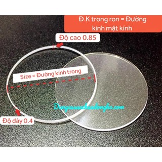 Gioăng trắng chống nước mặt kính đồng hồ đeo tay