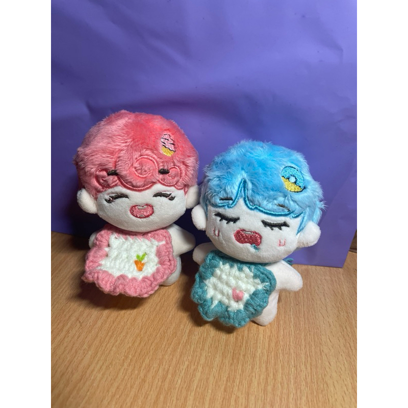 Outfit doll 10cm Yếm doll len handmade