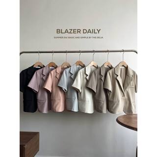 9100 áo blazer cộc tay một cúc