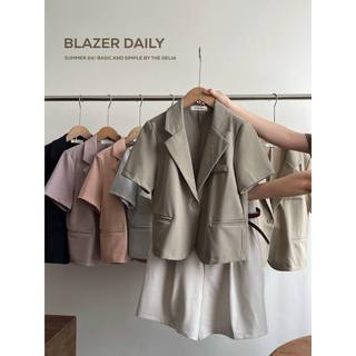 9100 ÁO BLAZER CỘC TAY MỘT CÚC