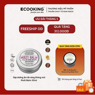 Sáp dưỡng ẩm đa năng dùng cho tất cả các vùng da cực khô Multi Balm Fragrance Free 30ml Ecooking